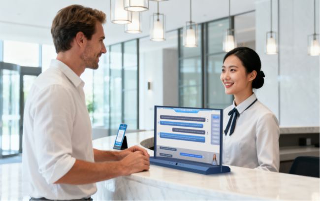 超长假期即将来袭！AOC AI智慧酒店/民宿方案开启旅居新体验翻译服务